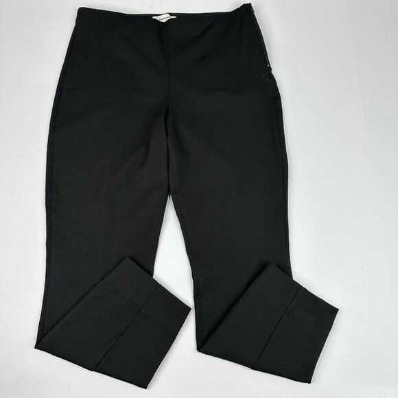 Everlane Women's NWOT Black Mid-Rise The Bi-Stretch Work Pant 12/W32.25/L27.25‎ - Picture 1 of 12